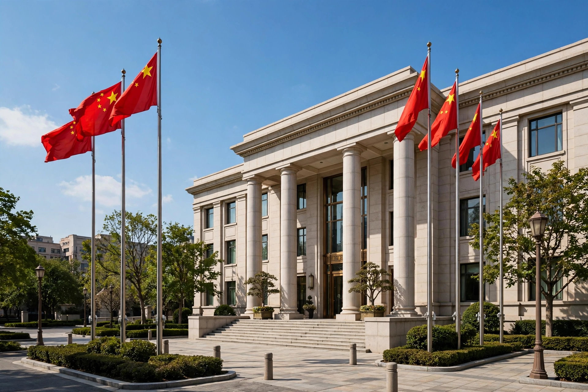 Chinese consulate building exterior
