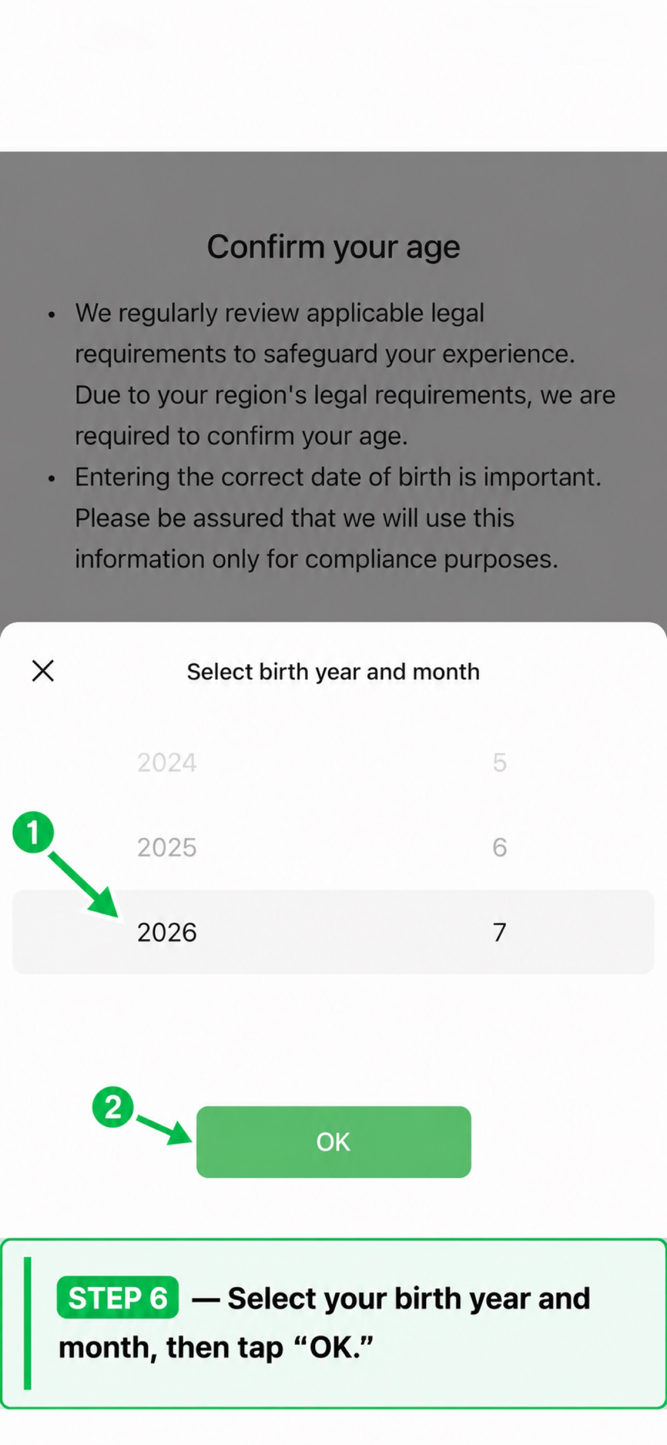 WeChat sign-up step 6